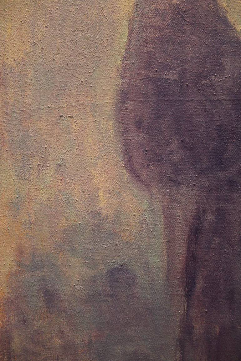 Original Impressionism Religion Painting by Drazen Romic