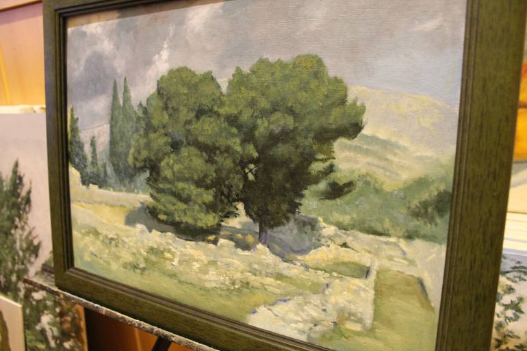 Original Impressionism Landscape Painting by Drazen Romic