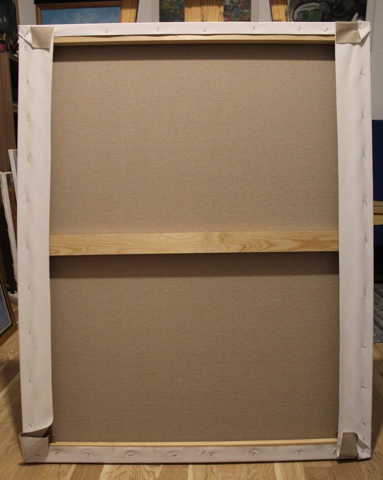 Original Impressionism Religion Painting by Drazen Romic