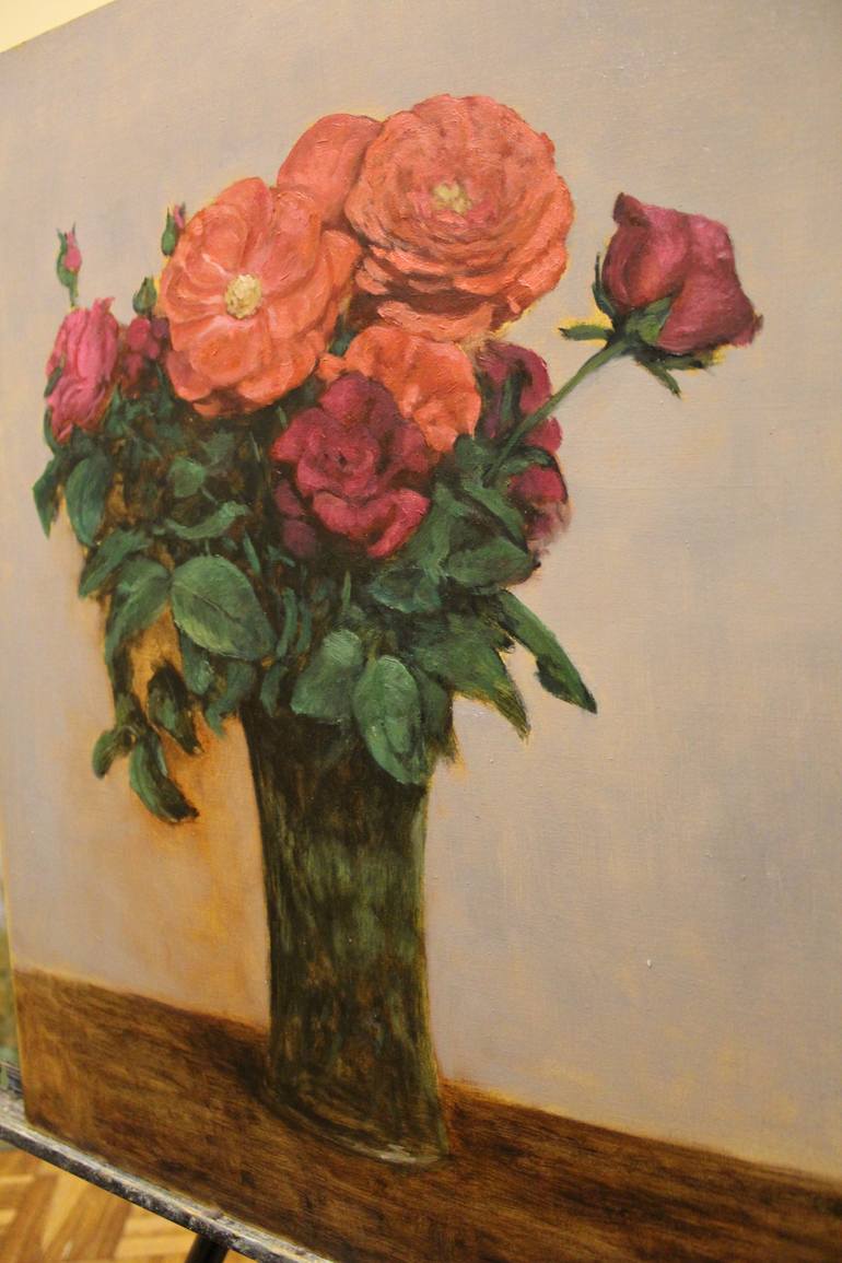 Original Other Floral Painting by Drazen Romic