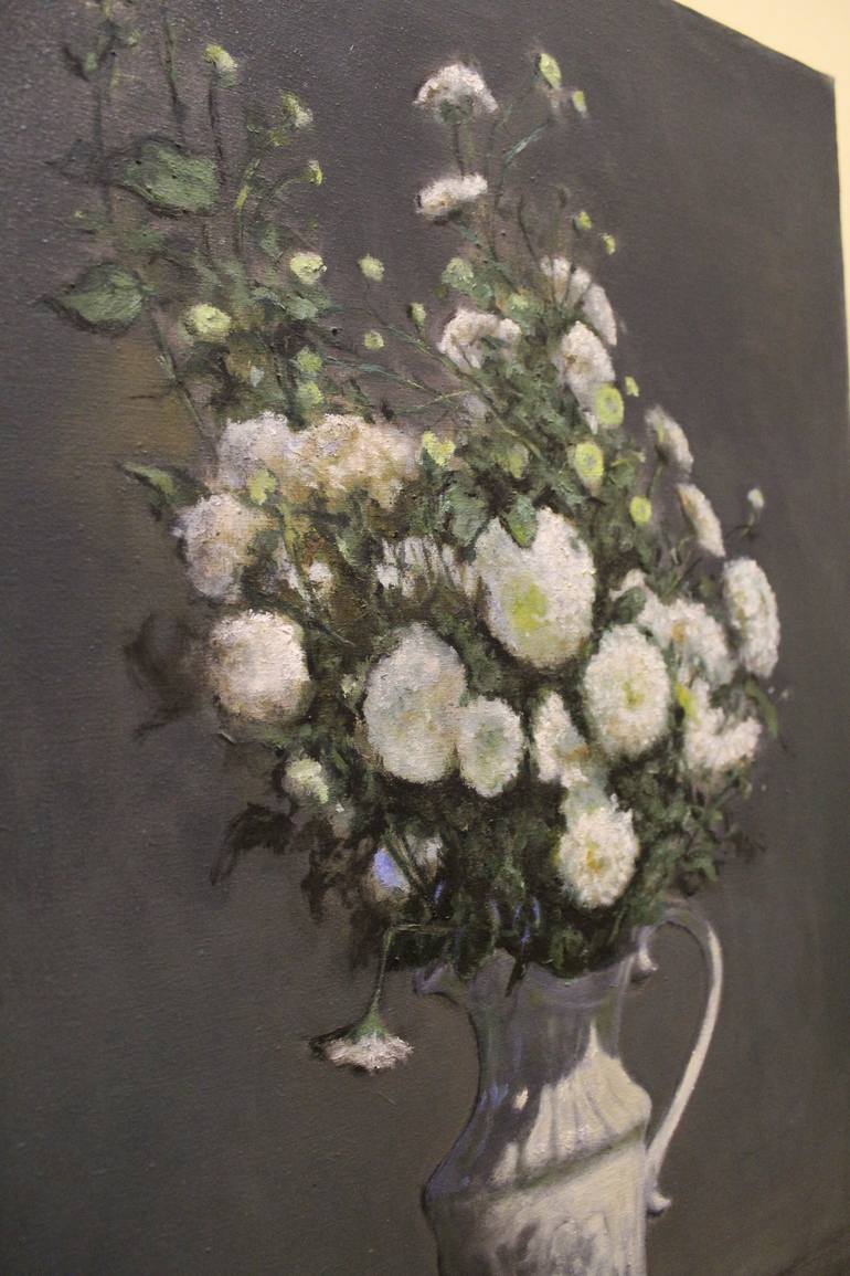 Original Floral Painting by Drazen Romic