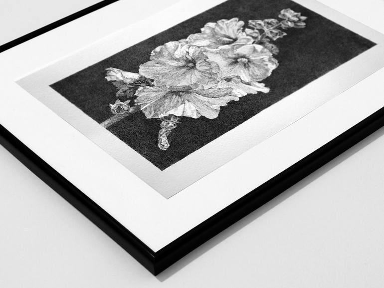 Original Fine Art Floral Drawing by Ianna Lu