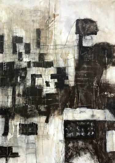 Original Abstract Mixed Media by Brendon Hull