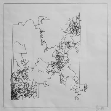 Original Minimalism Abstract Drawings by Tom Brümmendorf