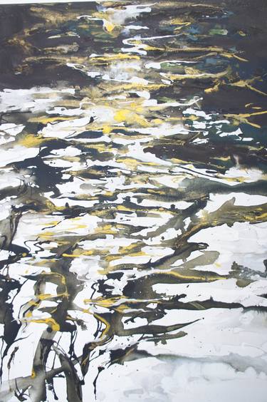 Original Abstract Water Paintings by Andi Theokle
