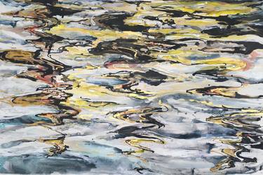 Original Abstract Water Paintings by Andi Theokle