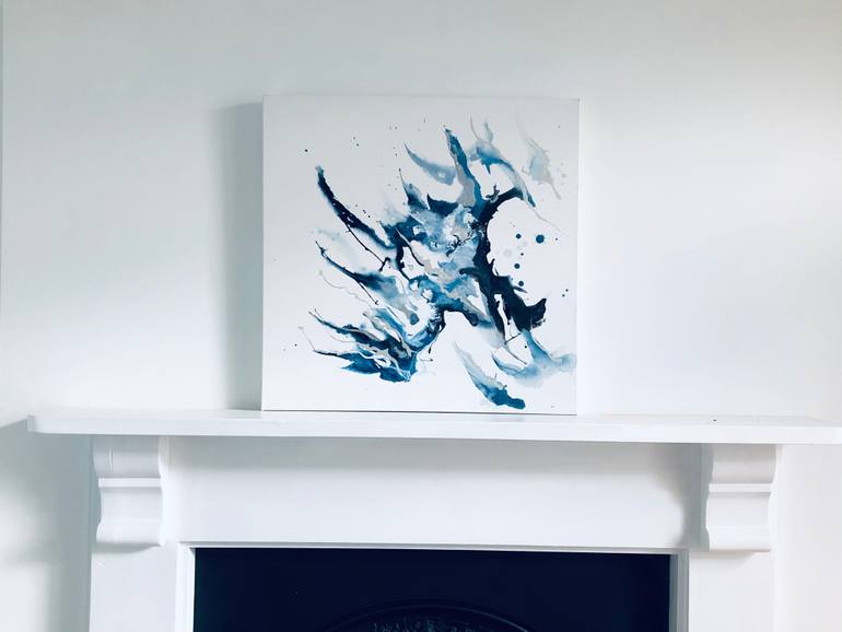 Original Conceptual Abstract Painting by Andi Theokle