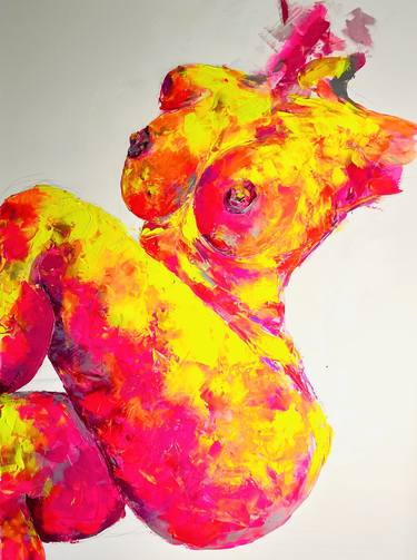 Print of Abstract Nude Paintings by andi theokle
