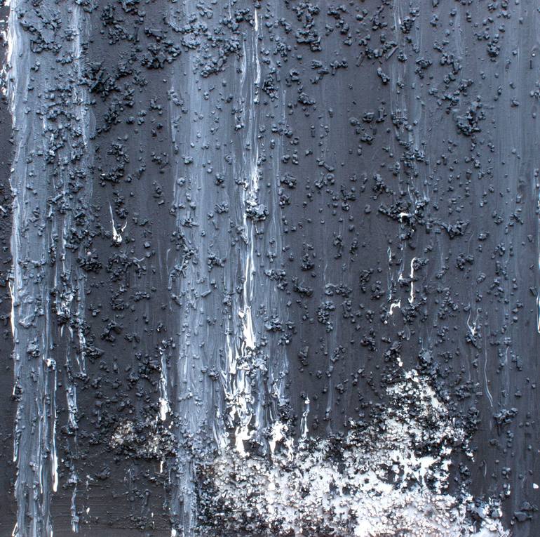 Black and White Glass Painting 2 Painting by daniella wood Saatchi Art