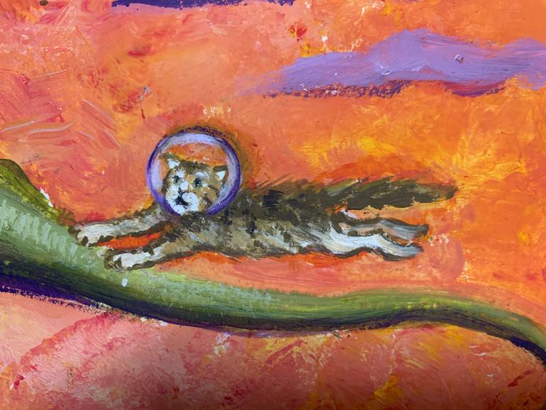 Original Surrealism Humor Painting by Alexandra Yaremenko