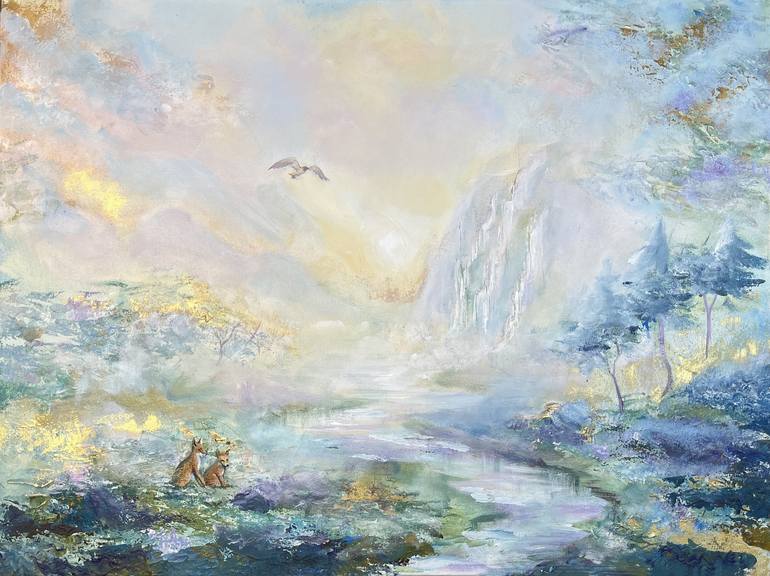 Print of Impressionism Landscape Paintings by Alexandra Yaremenko