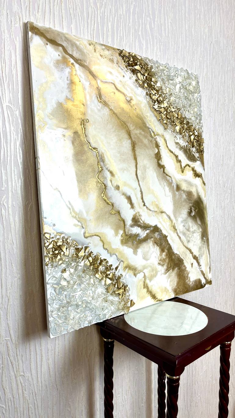 Original Abstract Expressionism Abstract Painting by Alexandra Yaremenko
