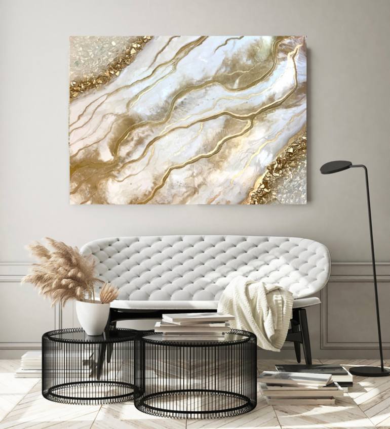 Original Abstract Expressionism Abstract Painting by Alexandra Yaremenko