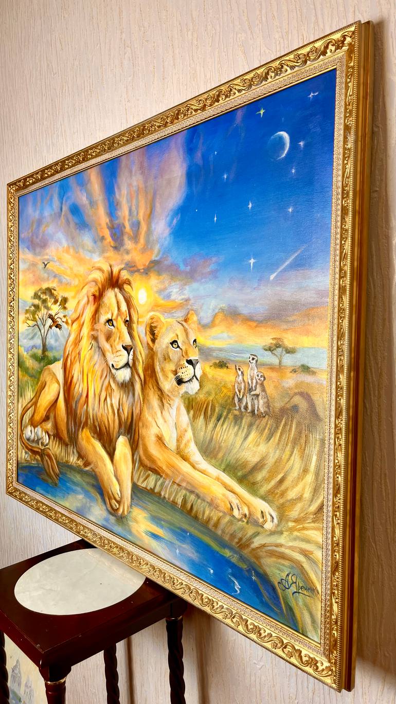Original Realism Animal Painting by Alexandra Yaremenko