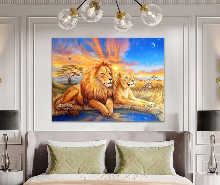 Original Realism Animal Painting by Alexandra Yaremenko