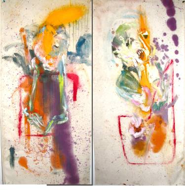 Print of Abstract Expressionism Men Paintings by Filipa Eyzaguirre