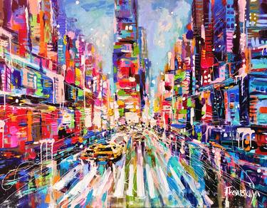 Original Cities Paintings by Aliaksandra Tsesarskaya