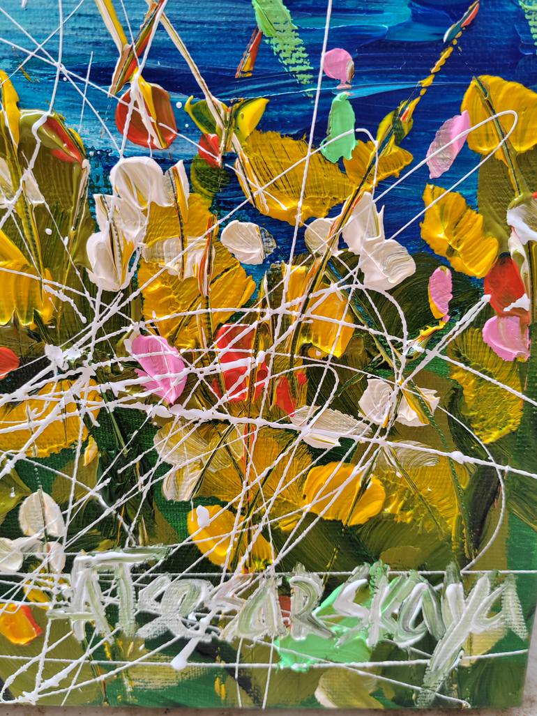Original Contemporary Beach Painting by Aliaksandra Tsesarskaya