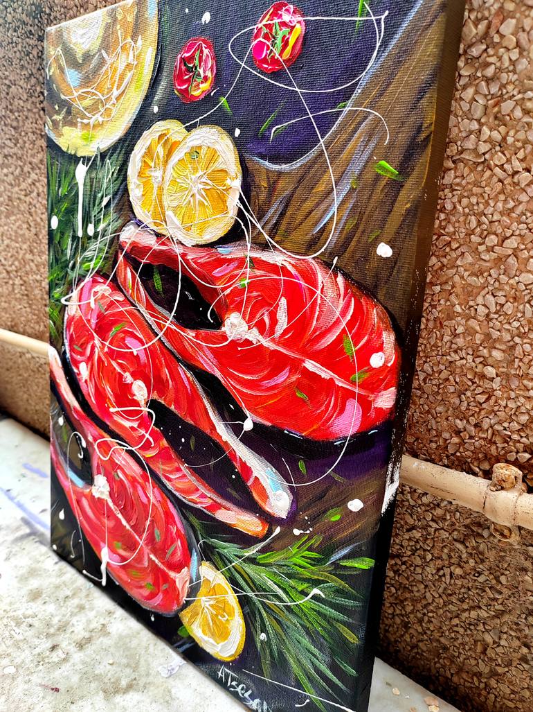 Original Contemporary Still Life Painting by Aliaksandra Tsesarskaya