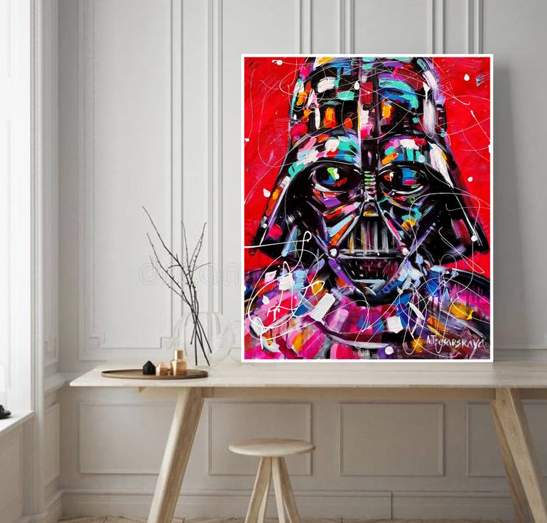 Original Contemporary Cinema Painting by Aliaksandra Tsesarskaya