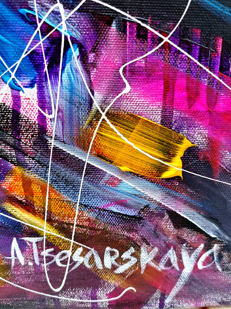 Original Contemporary Cinema Painting by Aliaksandra Tsesarskaya