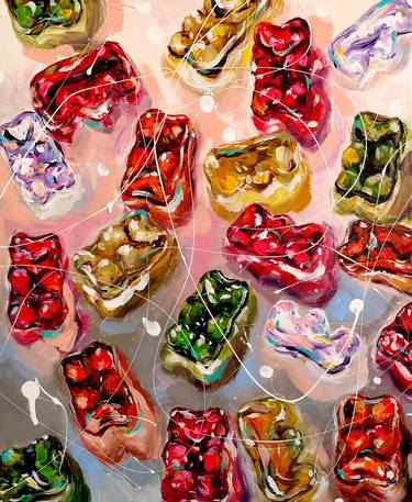 Print of Food Paintings by Aliaksandra Tsesarskaya