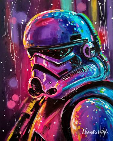 Star wars - colorful portrait of clone thumb