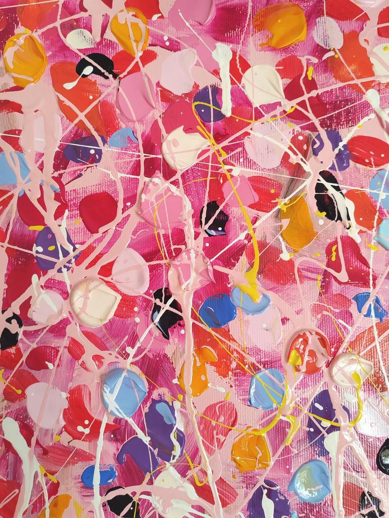 Original Abstract Expressionism Nature Painting by Aliaksandra Tsesarskaya