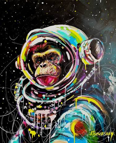 Monkey astronaut thumb