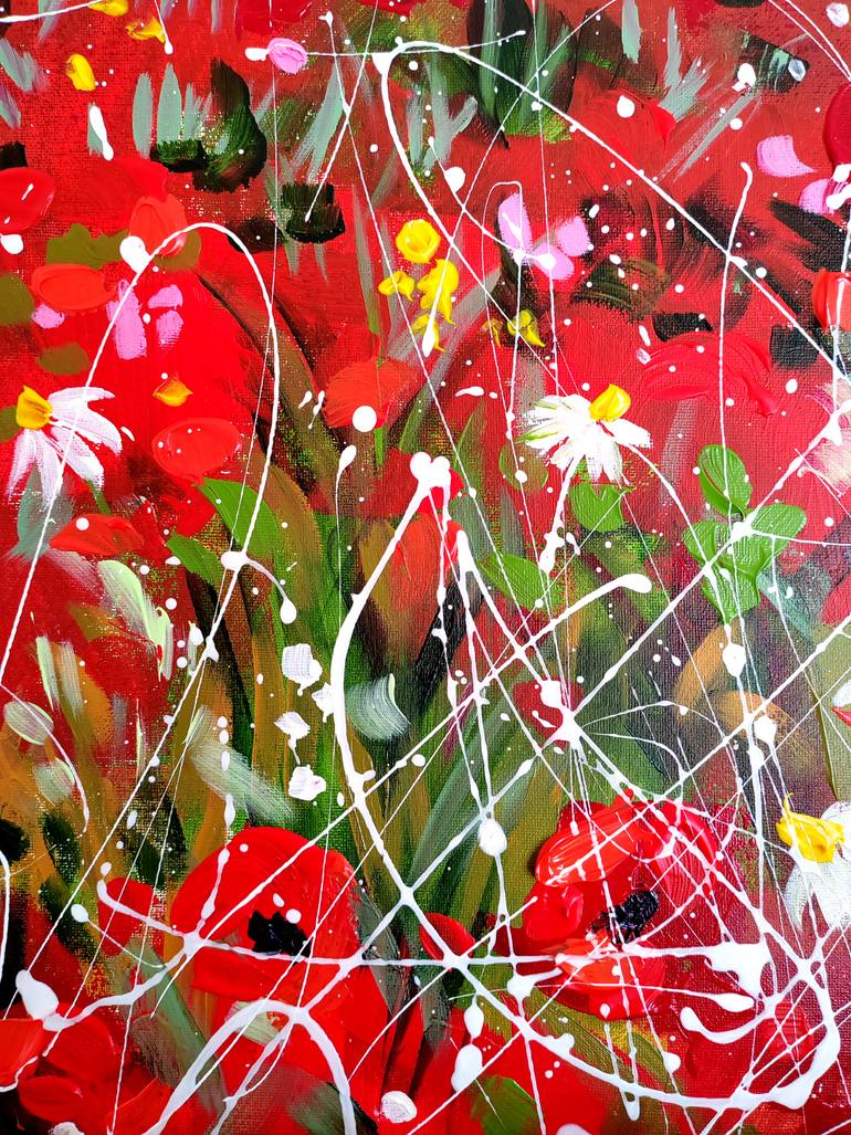 Original Contemporary Landscape Painting by Aliaksandra Tsesarskaya
