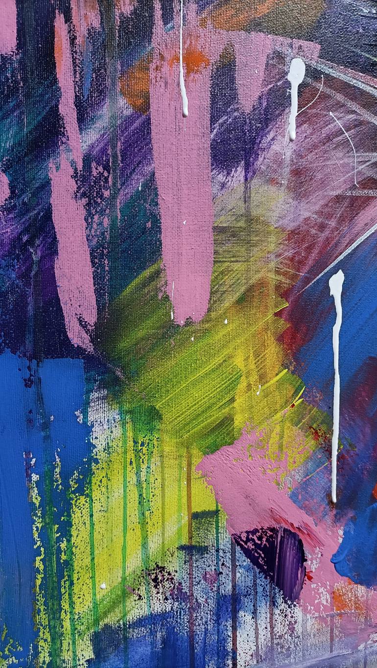 Original Abstract Expressionism Animal Painting by Aliaksandra Tsesarskaya