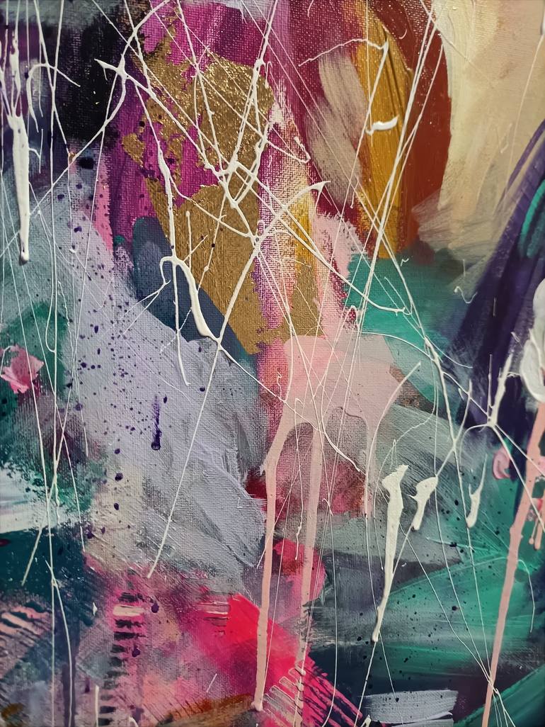 Original Figurative People Painting by Aliaksandra Tsesarskaya