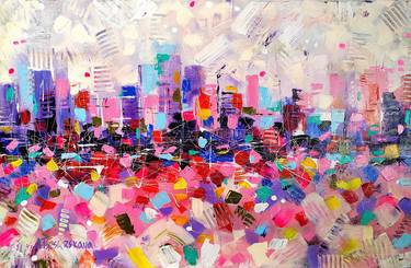 Original Cities Paintings by Aliaksandra Tsesarskaya