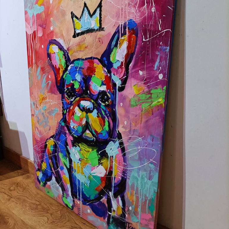 Bulldog - Tableau pop-art