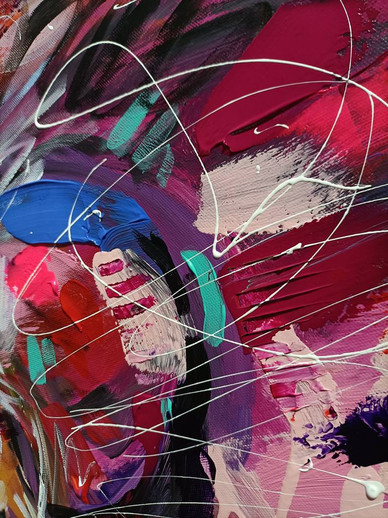 Original Contemporary Animal Painting by Aliaksandra Tsesarskaya