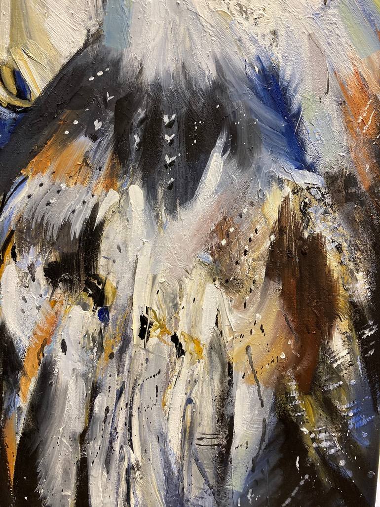 Original Expressionism Animal Painting by Svetlana Tiukkel