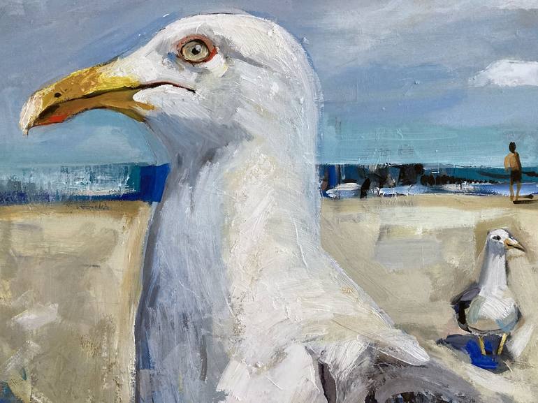 Original Beach Painting by Svetlana Tiukkel