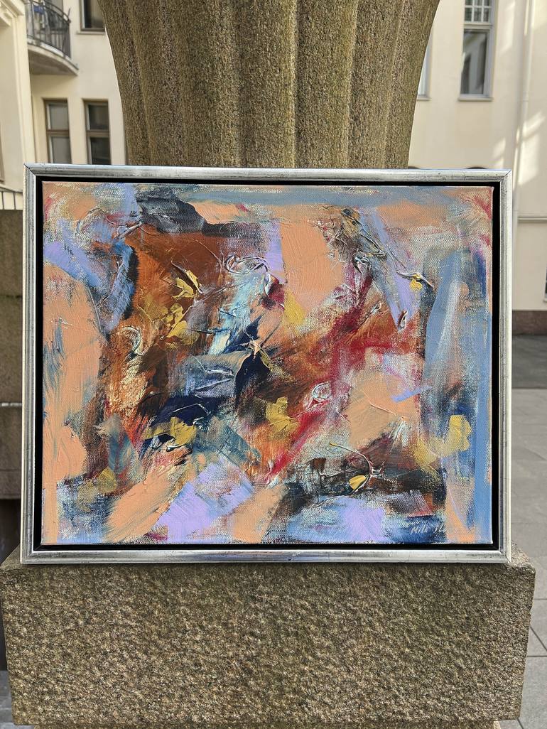 Original Abstract Expressionism Abstract Painting by Mila iloria