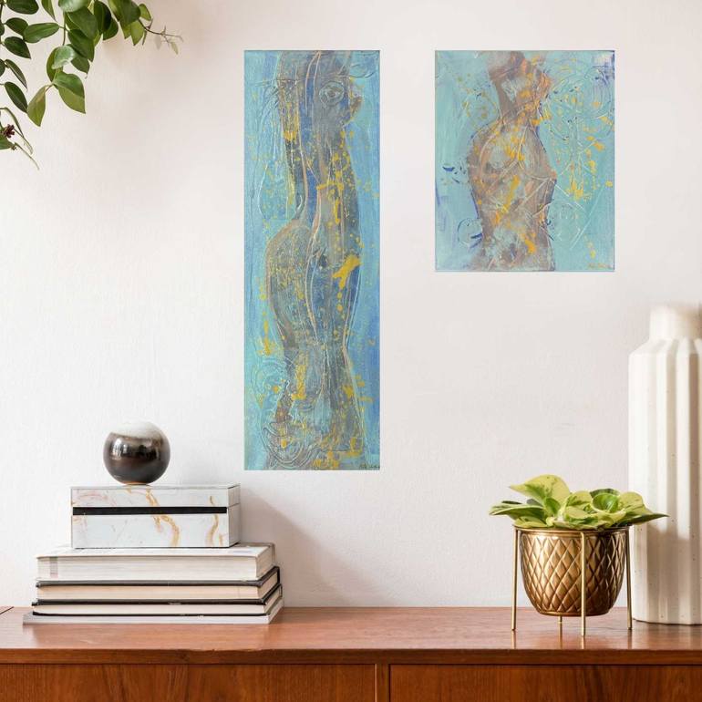 Original Abstract Expressionism Abstract Painting by Mila iloria