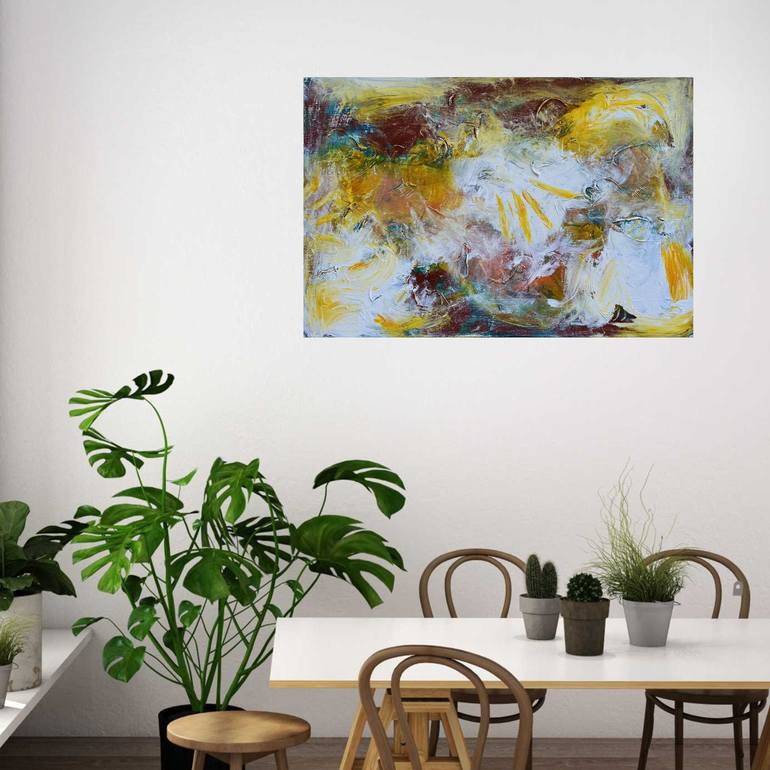 Original Abstract Expressionism Abstract Painting by Mila iloria