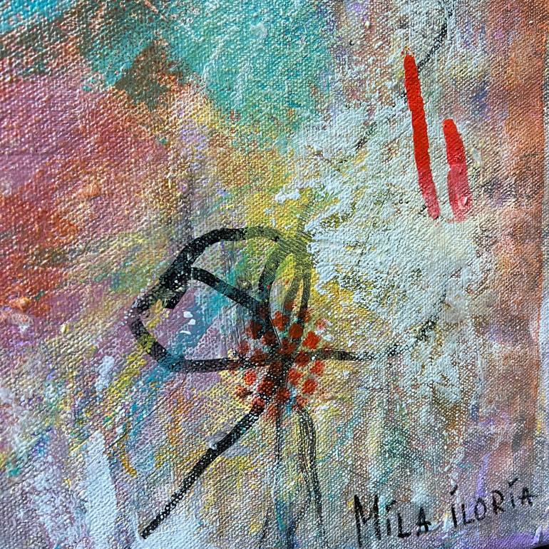 Original Abstract Expressionism Abstract Painting by Mila Iloria