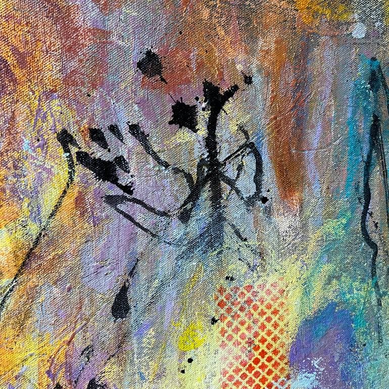 Original Abstract Expressionism Abstract Painting by Mila Iloria