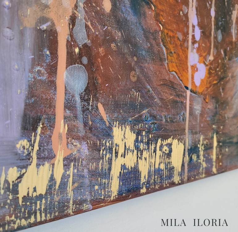 Original Abstract Expressionism Abstract Painting by Mila iloria