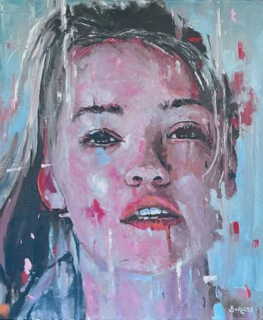 Original Abstract Expressionism Portrait Paintings by Shaun Burgess