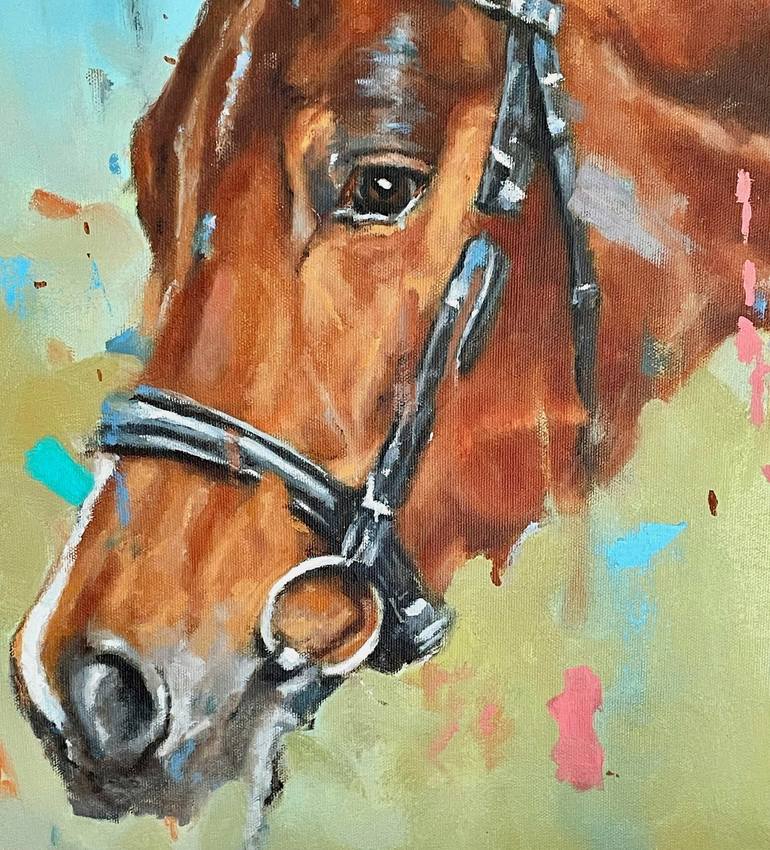 Original Horse Painting by Shaun Burgess