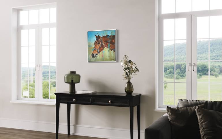 Original Contemporary Horse Painting by Shaun Burgess