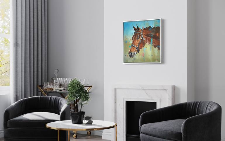 Original Horse Painting by Shaun Burgess