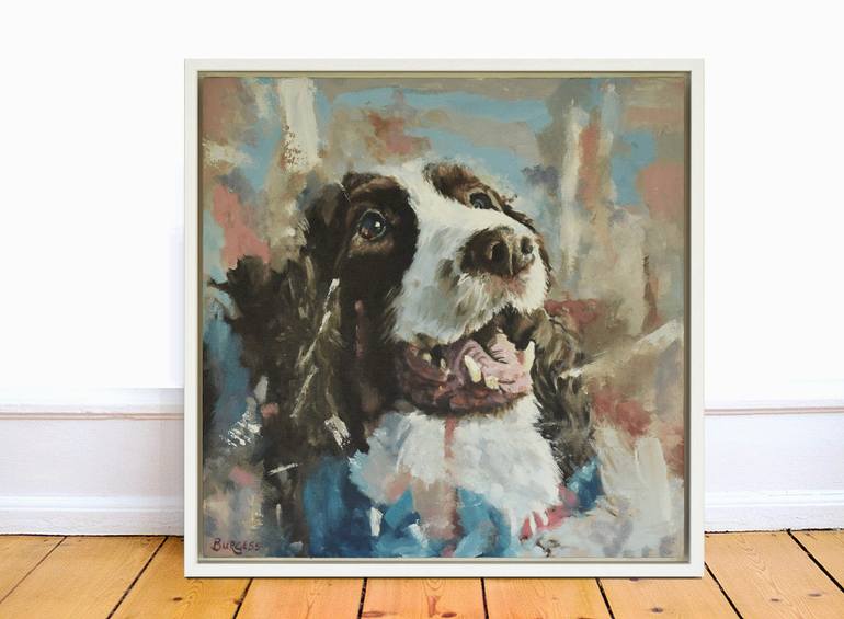 Original Dogs Painting by Shaun Burgess