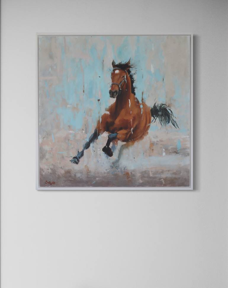 Original Horse Painting by Shaun Burgess