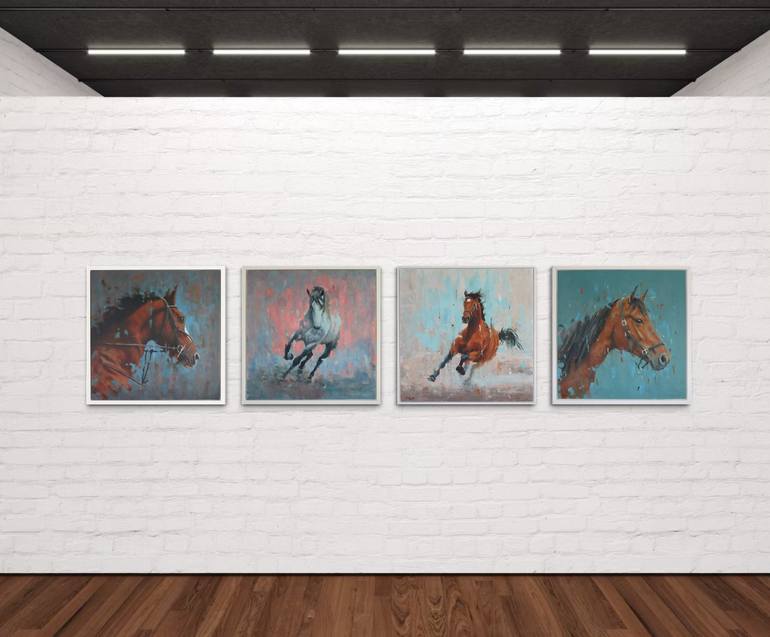 Original Horse Painting by Shaun Burgess